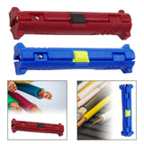 Maxbell Multifunctional Electric Wire Strip Pen Rotary for Cable Puller Coax Cables Red