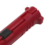 Maxbell Multifunctional Electric Wire Strip Pen Rotary for Cable Puller Coax Cables Red