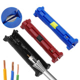 Maxbell Multifunctional Electric Wire Strip Pen Rotary for Cable Puller Coax Cables Blue