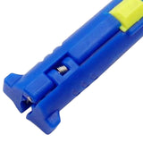 Maxbell Multifunctional Electric Wire Strip Pen Rotary for Cable Puller Coax Cables Blue