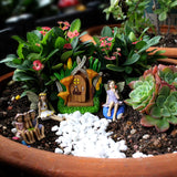 Maxbell 2x Fairy Door Elf Pixie Door House Door for Fairy Garden Potted