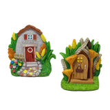 Maxbell 2x Fairy Door Elf Pixie Door House Door for Fairy Garden Potted