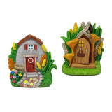Maxbell 2x Fairy Door Elf Pixie Door House Door for Fairy Garden Potted