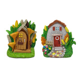 Maxbell 2x Fairy Door Elf Pixie Door House Door for Fairy Garden Potted