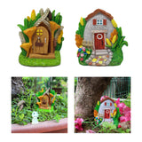 Maxbell 2x Fairy Door Elf Pixie Door House Door for Fairy Garden Potted