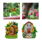 Maxbell 2x Fairy Door Elf Pixie Door House Door for Fairy Garden Potted