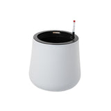 Maxbell Self Watering Planter with Drainage Hole Flower Plant Pot for Garden Indoor 34x36cm White