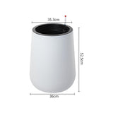 Maxbell Self Watering Planter with Drainage Hole Flower Plant Pot for Garden Indoor 52.5x36cm White