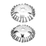 Maxbell Steel Weeding Brush Garden Tool Replacement Weeding Wheel 6inch