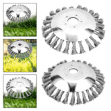 Maxbell Steel Weeding Brush Garden Tool Replacement Weeding Wheel 6inch