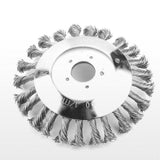 Maxbell Steel Weeding Brush Garden Tool Replacement Weeding Wheel 6inch