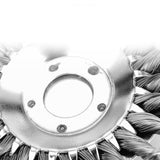 Maxbell Steel Weeding Brush Garden Tool Replacement Weeding Wheel 6inch
