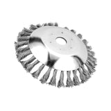 Maxbell Steel Weeding Brush Garden Tool Replacement Weeding Wheel 8inch