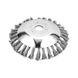 Maxbell Steel Weeding Brush Garden Tool Replacement Weeding Wheel 8inch