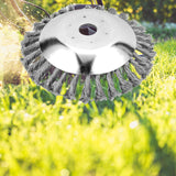 Maxbell Steel Weeding Brush Garden Tool Replacement Weeding Wheel 8inch
