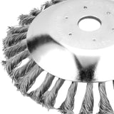 Maxbell Steel Weeding Brush Garden Tool Replacement Weeding Wheel 8inch
