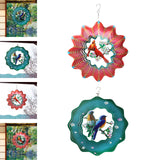 Maxbell 360 Degree Swivel Hanging Wind Catcher Garden Balcony Crafts Decor Red