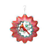 Maxbell 360 Degree Swivel Hanging Wind Catcher Garden Balcony Crafts Decor Red