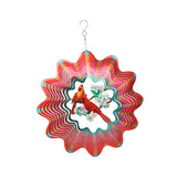 Maxbell 360 Degree Swivel Hanging Wind Catcher Garden Balcony Crafts Decor Red