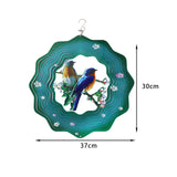Maxbell 360 Degree Swivel Hanging Wind Catcher Garden Balcony Crafts Decor Blue