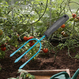 Maxbell Handheld Garden Shovel Hoe Garden Tool Balcony Potted Weeding for Planting three fingers