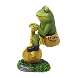 Maxbell Frog Figurine Artwork Hand Painted Cute Accessory for Home Office Decor