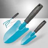 Maxbell 5Pcs Hand Shovels Rake Spade Thicken Heavy Duty for Balcony Patio Outside