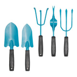 Maxbell 5Pcs Hand Shovels Rake Spade Thicken Heavy Duty for Balcony Patio Outside
