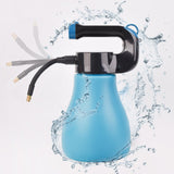 Maxbell Garden Watering Mist Sprayer Rechargeable Adjustable Spout Mist Spray Bottle Blue