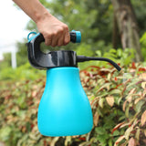 Maxbell Garden Watering Mist Sprayer Rechargeable Adjustable Spout Mist Spray Bottle Blue