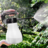 Maxbell Garden Watering Mist Sprayer Rechargeable Adjustable Spout Mist Spray Bottle White