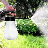 Maxbell Garden Watering Mist Sprayer Rechargeable Adjustable Spout Mist Spray Bottle White
