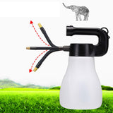 Maxbell Garden Watering Mist Sprayer Rechargeable Adjustable Spout Mist Spray Bottle White