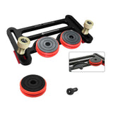 Maxbell Aluminum Alloy Woodworking Bearing Roller Feeder Board Fixing Pressing Tool