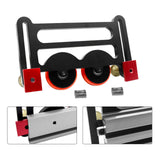 Maxbell Aluminum Alloy Woodworking Bearing Roller Feeder Board Fixing Pressing Tool