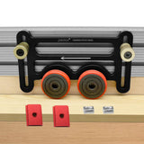 Maxbell Aluminum Alloy Woodworking Bearing Roller Feeder Board Fixing Pressing Tool