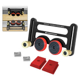 Maxbell Aluminum Alloy Woodworking Bearing Roller Feeder Board Fixing Pressing Tool