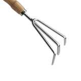 Maxbell Gardening Tool Tilling with Wooden Handle Digging Gadget for Gardening Gardening rake
