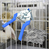 Maxbell Hog Ring Pliers M Type clips Pliers Clamp for Poultry Cage Animal Cages Blue