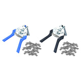 Maxbell Hog Ring Pliers M Type clips Pliers Clamp for Poultry Cage Animal Cages Blue