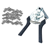 Maxbell Hog Ring Pliers M Type clips Pliers Clamp for Poultry Cage Animal Cages Black