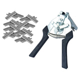 Maxbell Hog Ring Pliers M Type clips Pliers Clamp for Poultry Cage Animal Cages Black