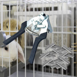 Maxbell Hog Ring Pliers M Type clips Pliers Clamp for Poultry Cage Animal Cages Black