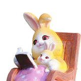 Maxbell Rabbits Sculpture Courtyard Decoration for Bedside garden Dining Room