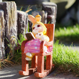 Maxbell Rabbits Sculpture Courtyard Decoration for Bedside garden Dining Room