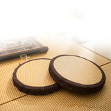 Maxbell Round Straw Seat Cushion Breathable Comfortable for Outdoor Living Room Yoga