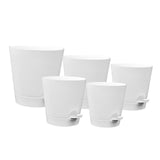 Maxbell 5Pcs Automatic Water Absorbing Flowerpot for All House Plants Garden Flowers