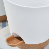 Maxbell 5x Round Lazy Flower Pots 6 inch with Drainage Hole for Home Indoor Outdoor
