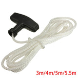Maxbell Starter Handle with Rope Mower Pull Cord Universal for Replacement Accessory 3m