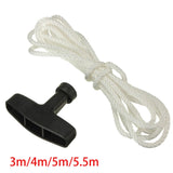 Maxbell Starter Handle with Rope Mower Pull Cord Universal for Replacement Accessory 3m